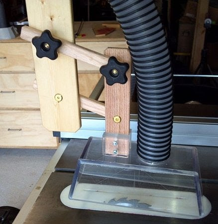 Free access Table saw overarm dust collector plans ~ Bert Jay