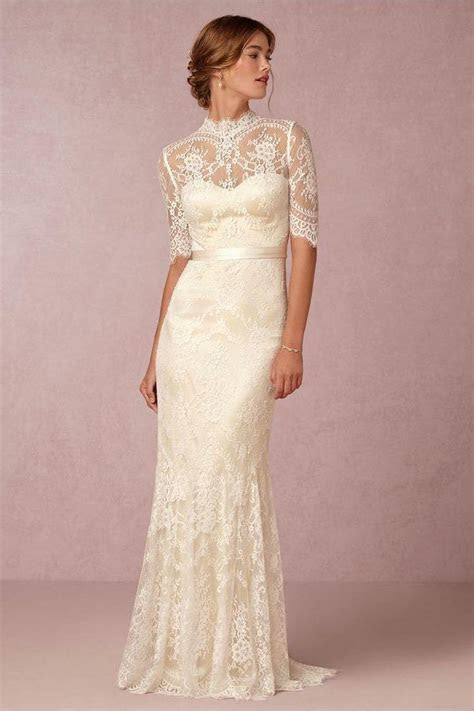 vintage lace wedding dresses  bhldn modwedding