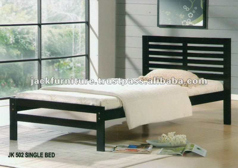 Bedroom Furniture,Wooden Single Bed,Solid Wood Bed - Buy ...