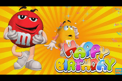 m&m happy birthday video