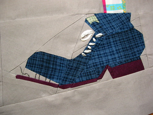 Pippi's shoe--detail