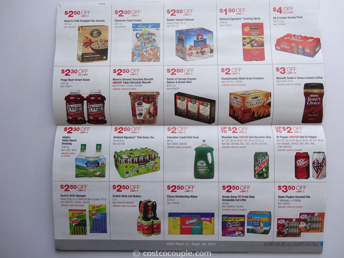 Costco September 2013 Coupon Book 09/05/13 to 09/29/13