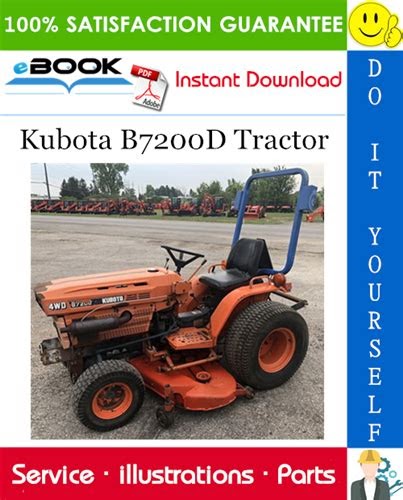 eBook Kubota B7200d Tractor Parts Manual Guide