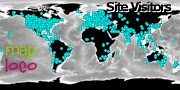 Locations of Site Visitors