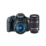 Canon EOS Rebel T3i 18 MP CMOS APS-C Sensor DIGIC 4 Image Processor Digital SLR Camera with EF-S 18-55mm f/3.5-5.6 IS Lens + Canon EF-S 55-250mm f/4.0-5.6 IS Telephoto Zoom Lens