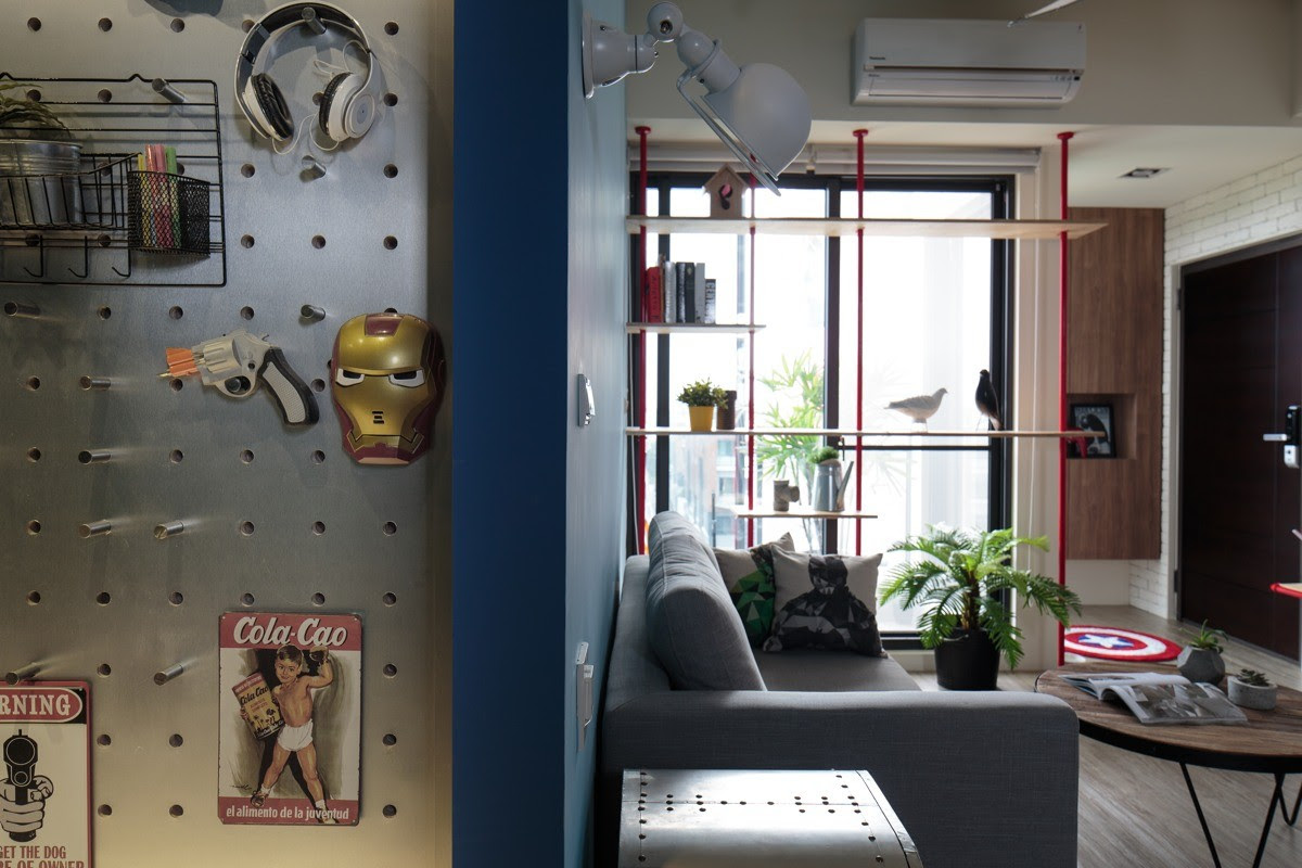 Aviation Inspiration And Superhero Dreams In A Quirky Tainan Home