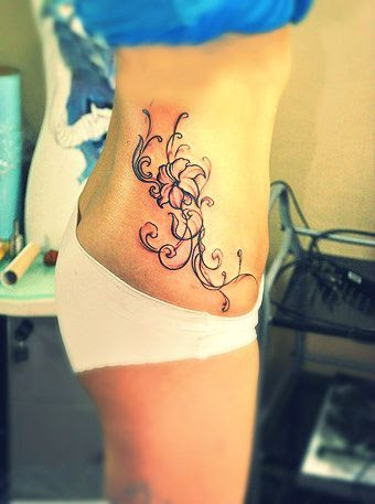 Flower Tattoos For Your Waist Pretty Designs