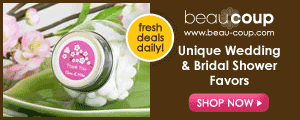 Unique Wedding Favors from Beau-coup.com