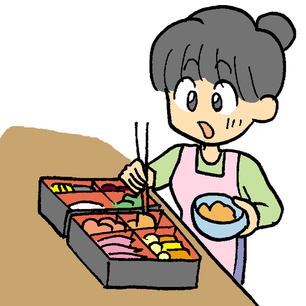 おせちのイラスト かわいいフリー素材が無料のイラストレイン