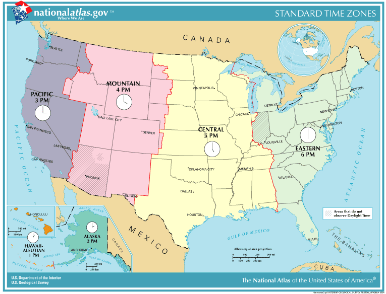 Us Zone Map 2022
