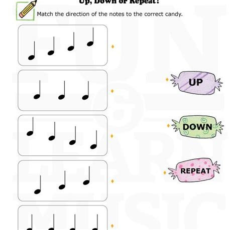 kindergarten music worksheets