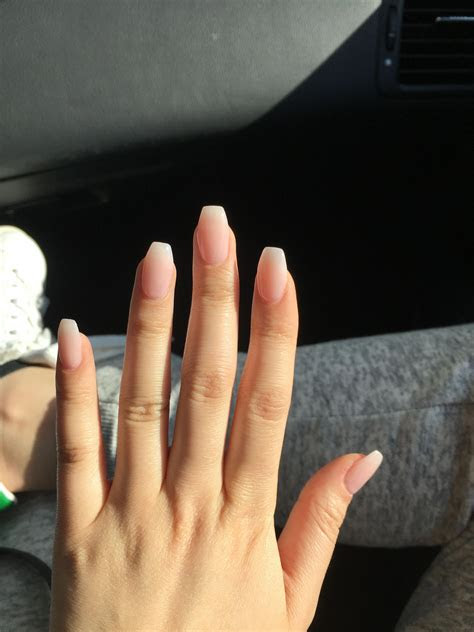 acrylic nail inspiration ibd seashell pink