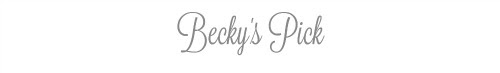 ToT Becky's Pick