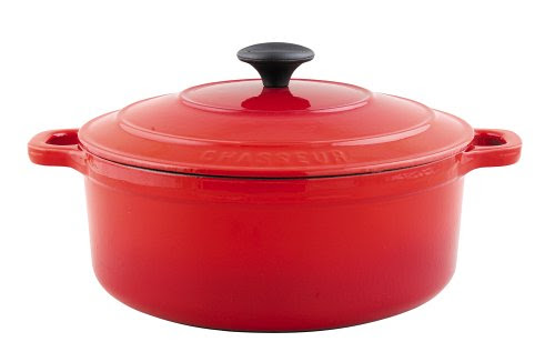 Best Reviews of Chasseur Cast Iron 18cm, 1.5ltr Round Chilli Red Casserole