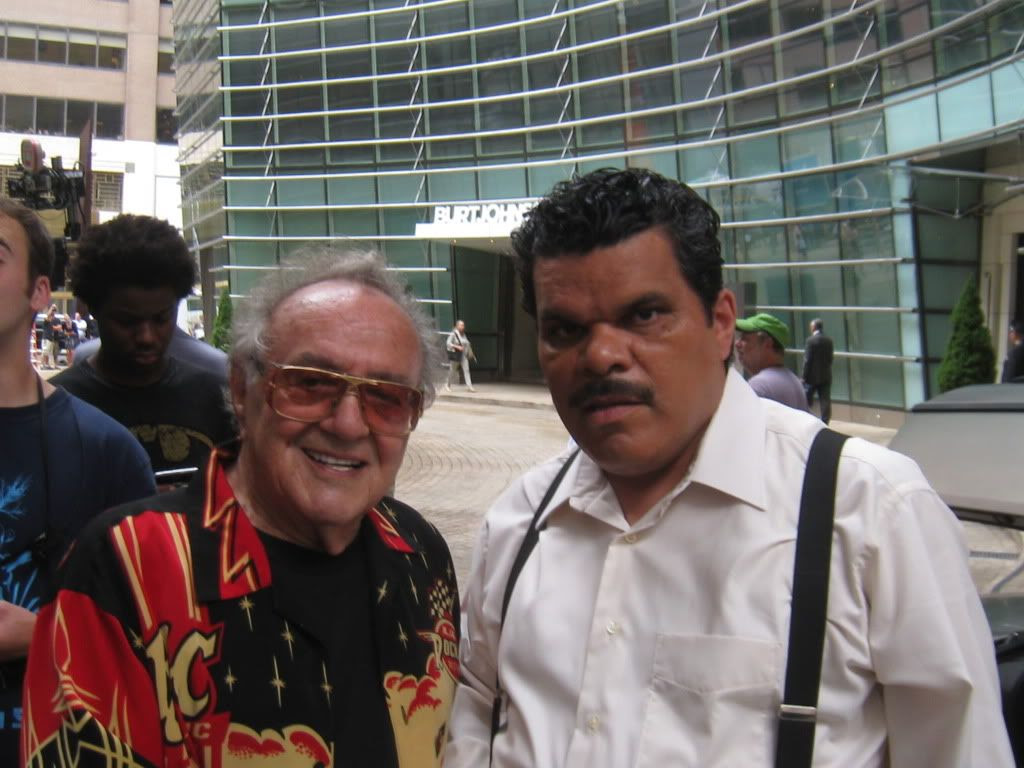 I was with George on the set
