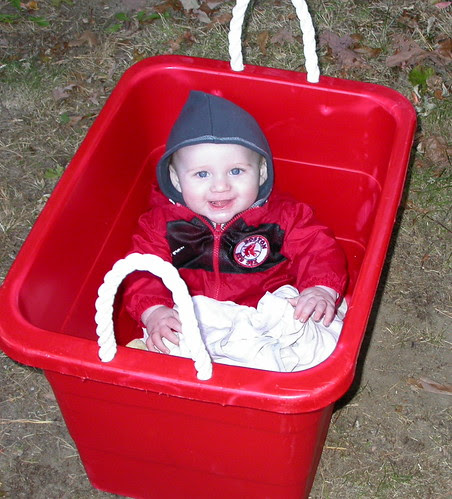 hank in the laundry basket