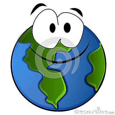 earth cartoon painting