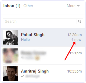 Facebook message unread after hide seen