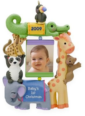 Hallmark Keepsake Ornament - Baby's First Christmas 2009 Photo Holder (QXG6012)