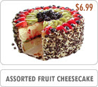 Assorted Fruit Cheesecake