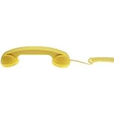 Native Union Moshi Retro Handset for iPhone, Blackberry and Smartphones (Soft Touch Yellow)