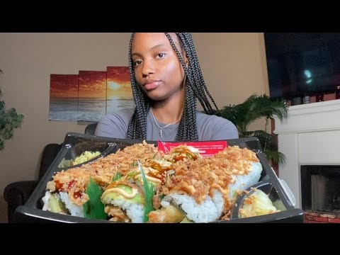 "SUSHI TIME!| ￼MUKBANG" - LadyBug Vlogs