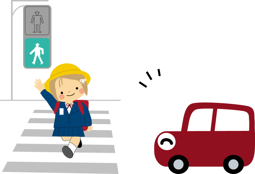 交通安全 無料イラスト フリー素材