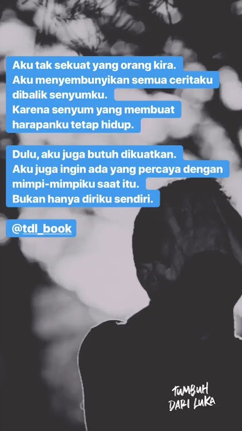 kata kata senyum dalam luka
