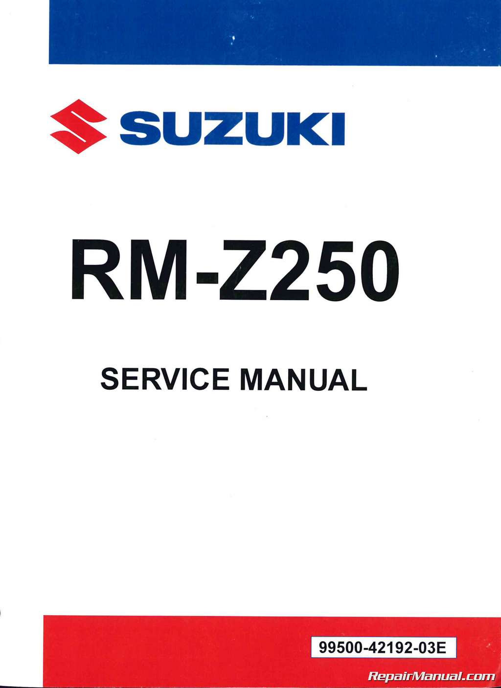2010 2011 2012 2013 2014 Suzuki RM-Z250 Motorcycle Service Manual