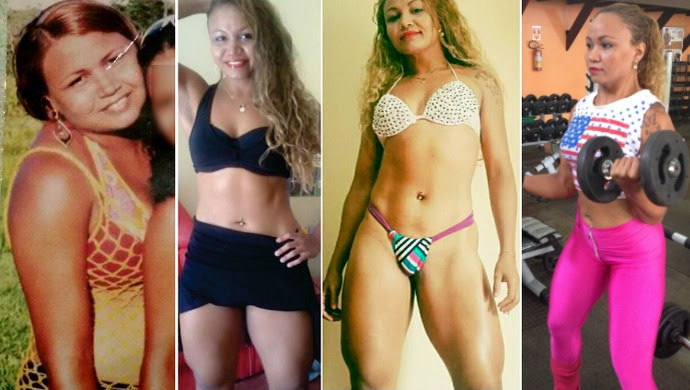 Após doença e bullying, jovem aposta na malhação e emagrece 25kg no AP (Foto: Arte: GloboEsporte.com)