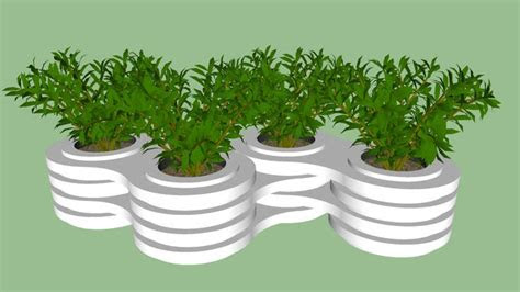 Hope you like it :) #bathroom #bathroom_design #carpet #cupboard #home_decor. Sketchup Components 3D Warehouse - Modern Plant Pot Design