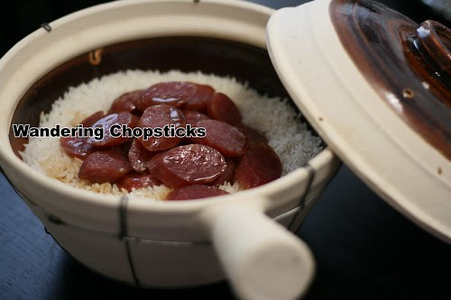 Claypot Rice with Chinese Sausage 2