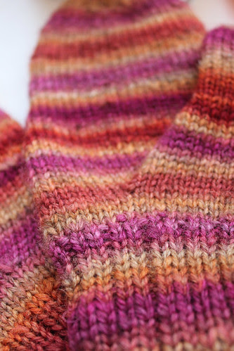 Handspun mittens