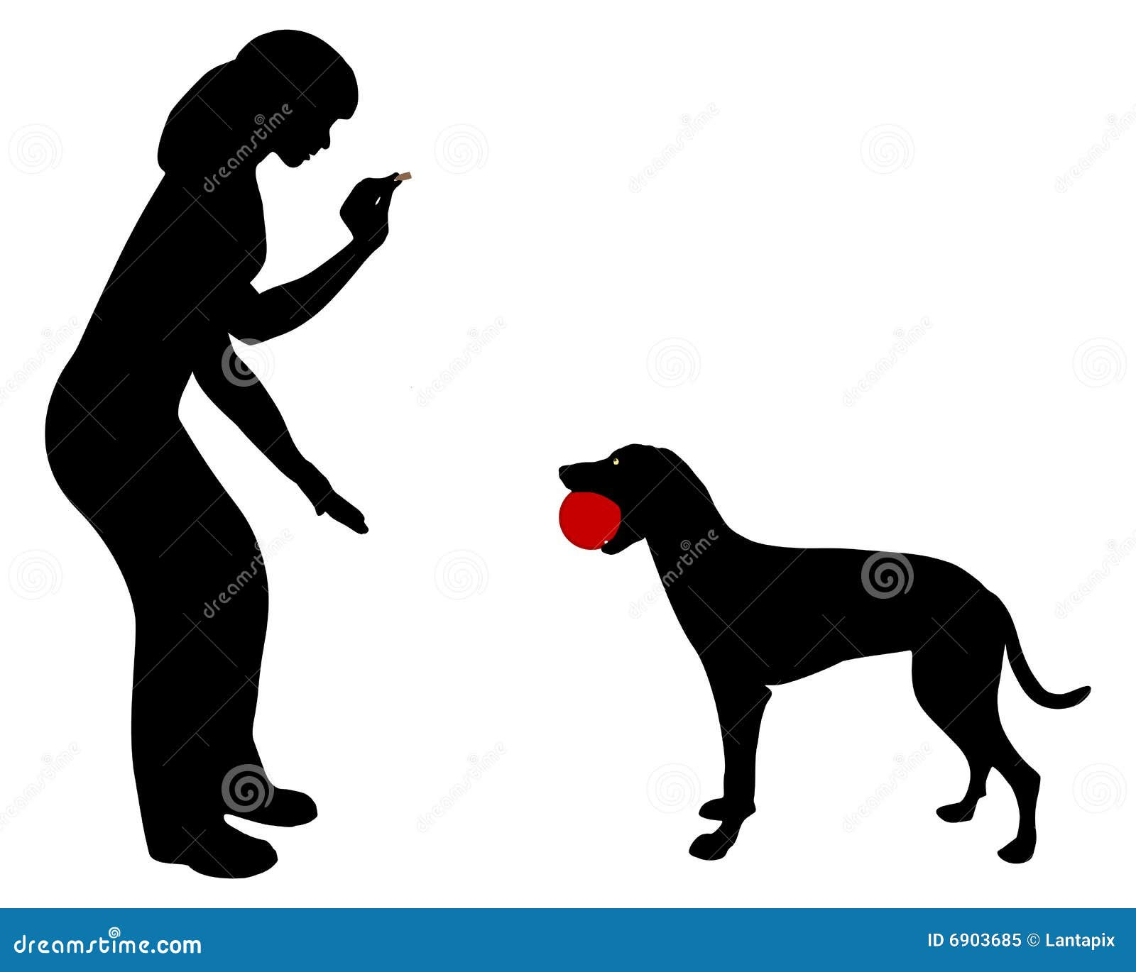 Dog Obedience: Command Trade! Royalty Free Stock Photo - Image ...