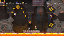 Classic looking Super Mario Bros. underground level in New Super Mario Bros. Wii