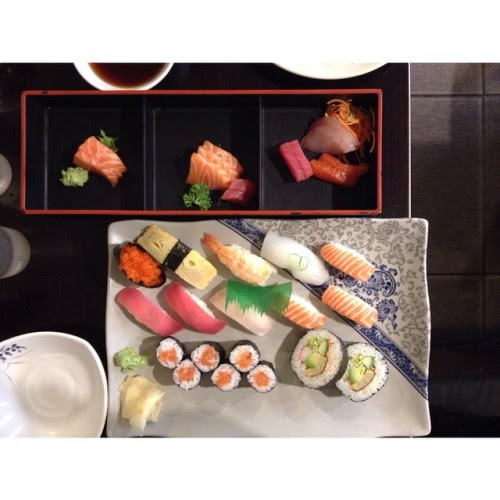 🍣🍱🍣 #food #sushi #dinner #cook #japan #delicious #sashimi #chef...