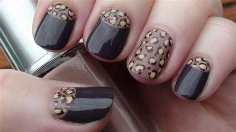 leopard print  moon nail art arcadianailart youtube