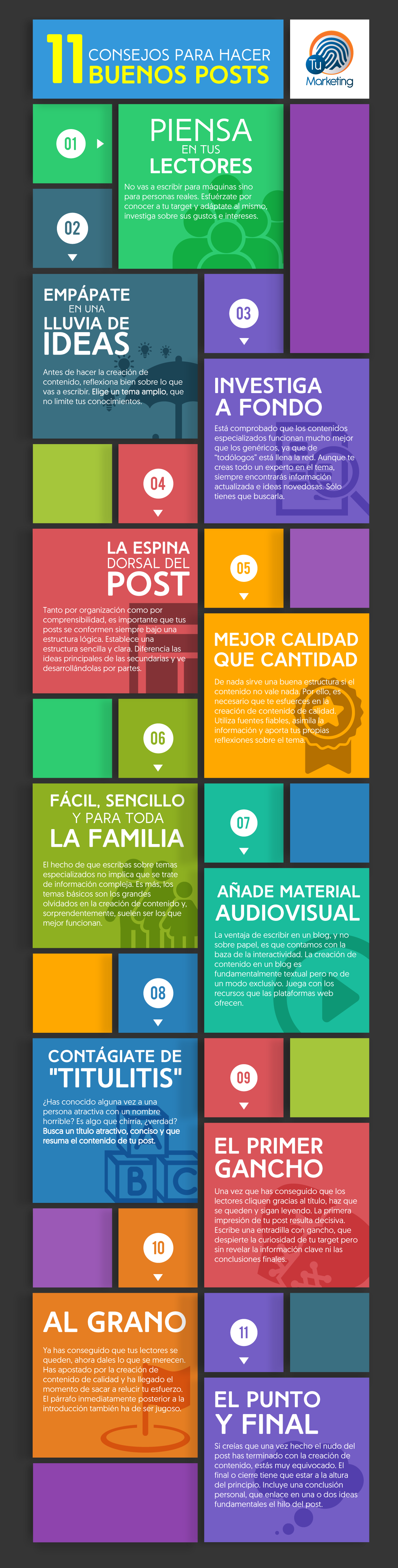 11 consejos para hacer buenos posts
