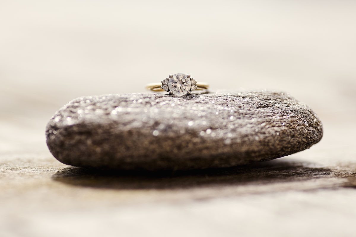 Engagement Ring Photo from Thorpeness wedding - helloromancephotography.com