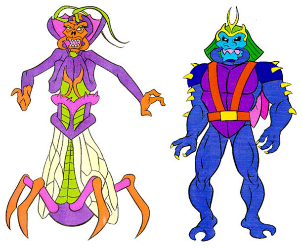 (TMNT Spinoff) ..Mutanimals The Animated Series! - Maligna & Malignoid..[[Courtesy of Ryan Brown]] ((1992))