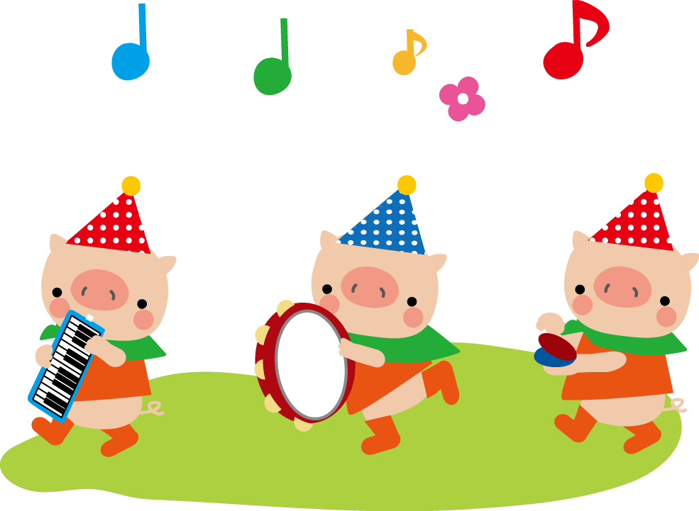 楽器 音楽隊 音楽会 のイラスト 無料イラスト素材