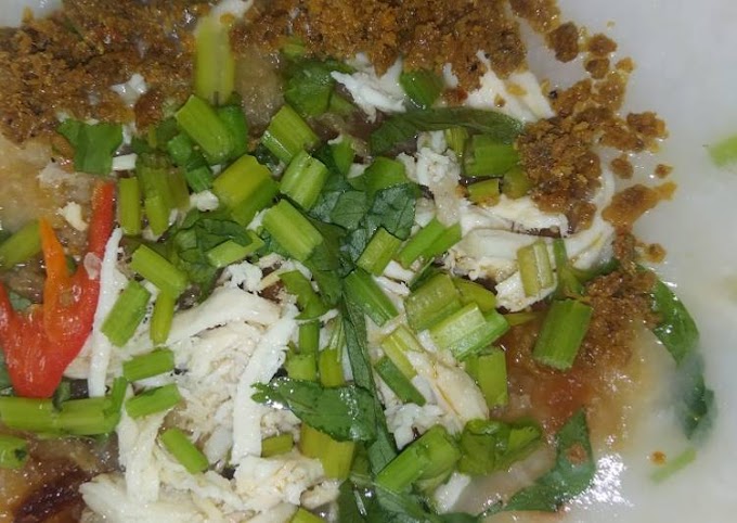 How to Cook Delicious Bubur Ayam Sambal Tumbuk