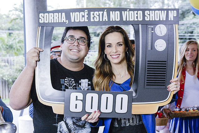 Ana Furtado e André Marques celebram o programa 6.000 do "Video Show" 