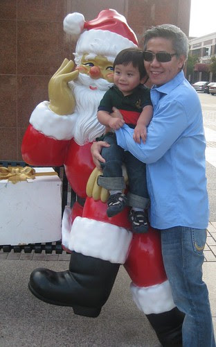 with santa