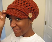 Puff Friendly Crochet Tam Hat - Made to order
