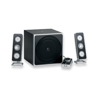 Logitech Z 4 - 2.1-channel PC multimedia speaker system - 40 Watt (total) - black