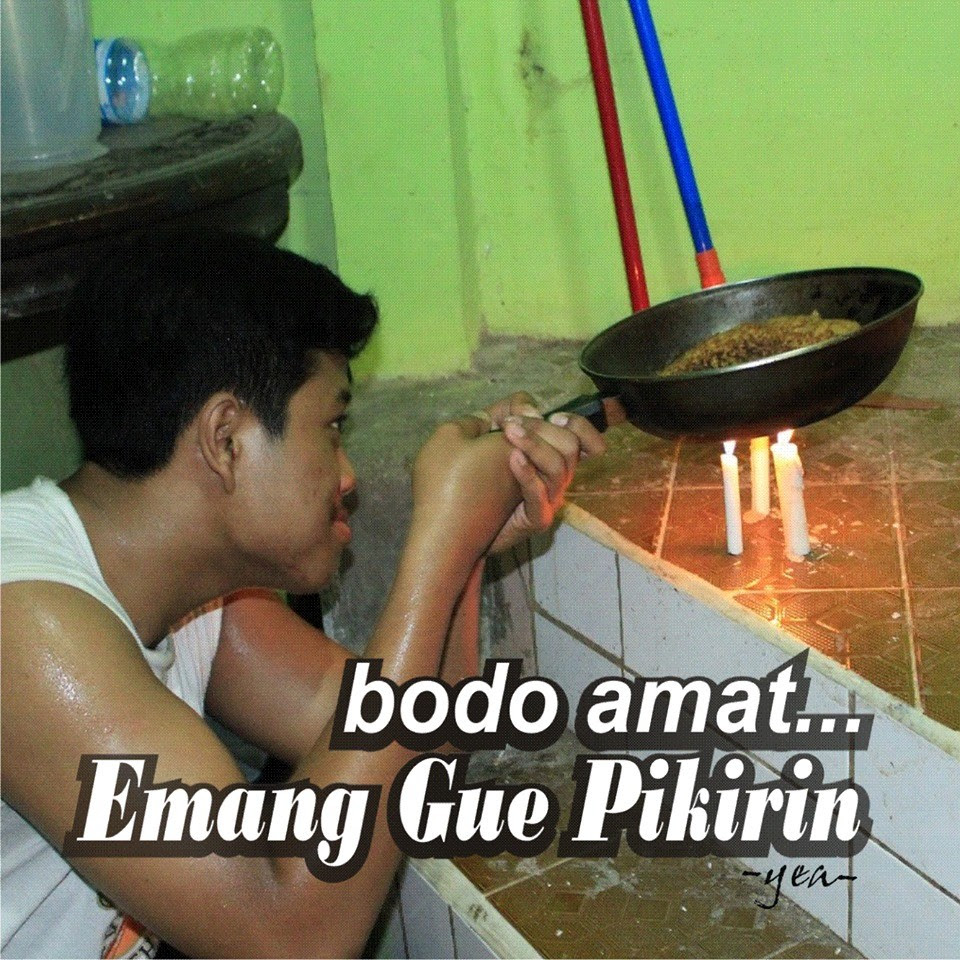 Kata Kata Lucu Bergambar Untuk Berbalas Komentar Di Facebook DP