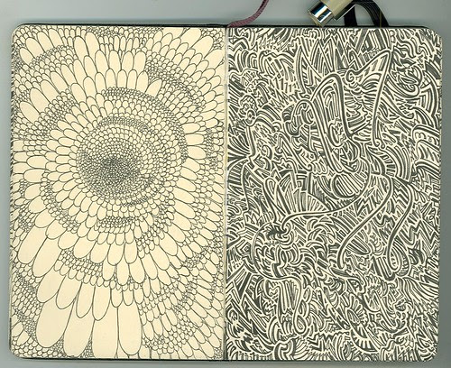 Moleskine pages 12, 13