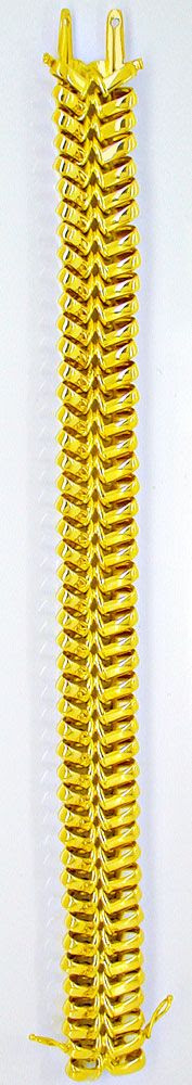 Originalfoto SUPER DESIGNER-GELBGOLD-SCHLAUFEN-ARMBAND, 2.900€ NEU!!
