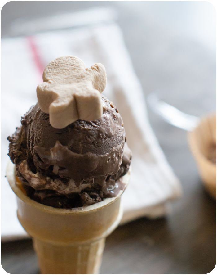 gingerbread rocky road ice cream 